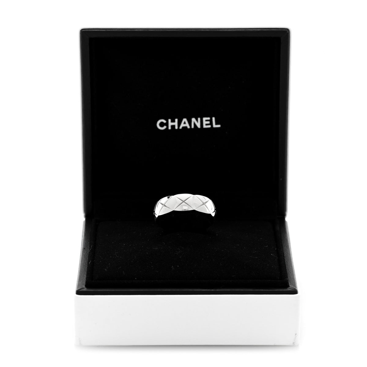 18K White Gold Small Coco Crush Ring 57 8