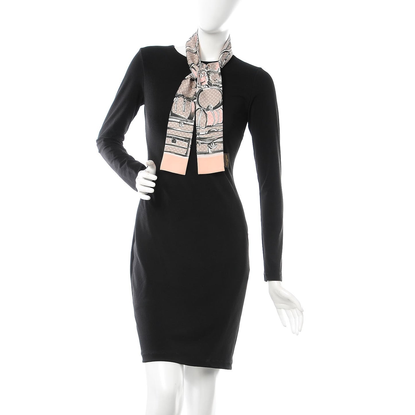 Silk Monogram Trunks Bandeau Rose Poudre