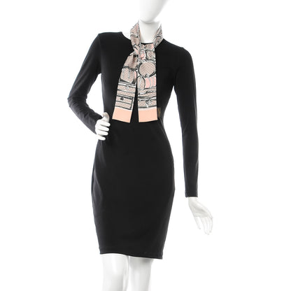 Louis Vuitton Silk Monogram Trunks Bandeau Rose Poudre 2 of 4