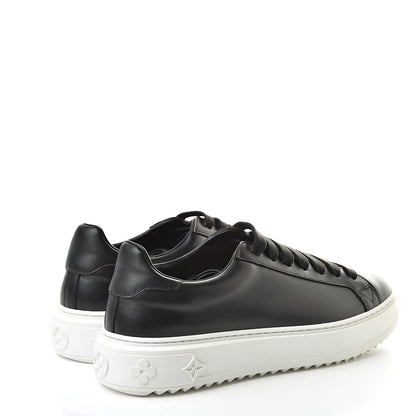Louis Vuitton Calfskin Time Out Sneakers 41 Black 4 of 9