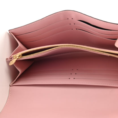 Louis Vuitton Vernis Sarah Wallet NM Rose Ballerine 5 of 8