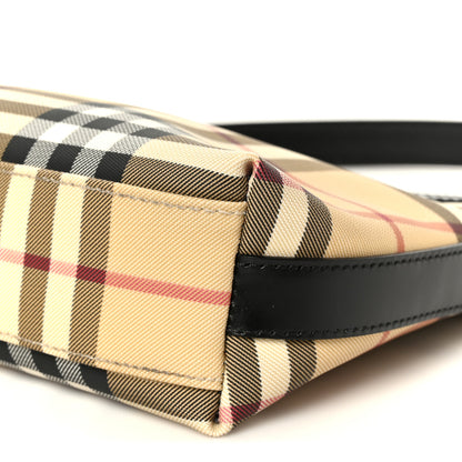 Burberry Vintage Check Shoulder Bag Black 10 of 10
