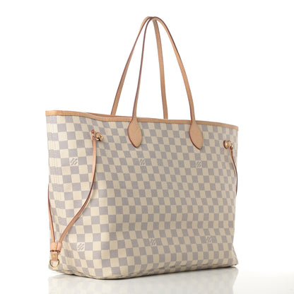 Louis Vuitton Damier Azur Neo Neverfull GM Rose Ballerine 3 of 13