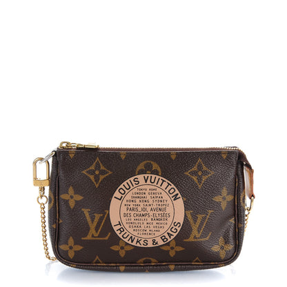 Louis Vuitton Monogram Complice Trunks and Bags Mini Pochette Accessories Beige 1 of 7