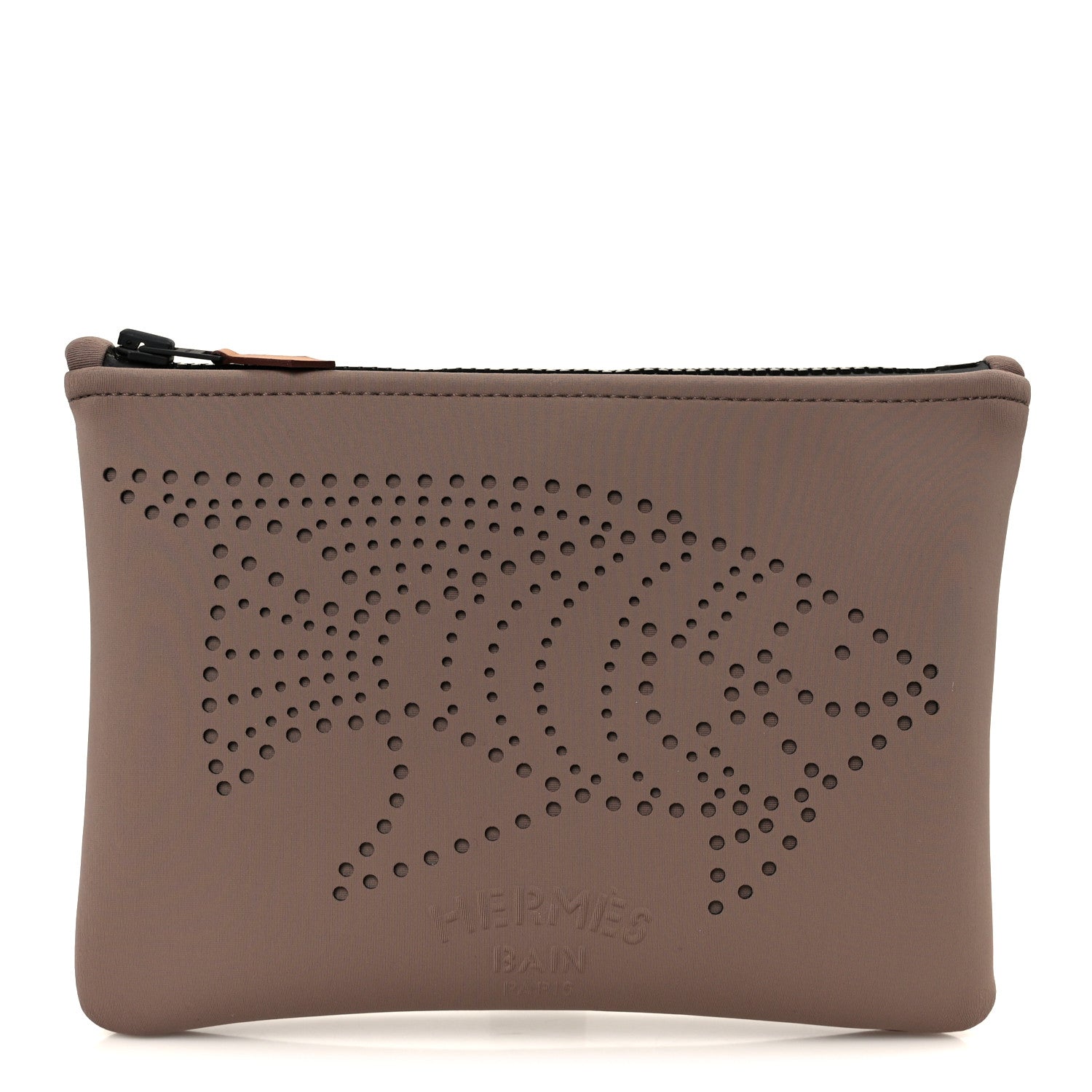 Hermes Neoprene Small Traffic Jam Case Taupe 1834419 – FASHIONPHILE