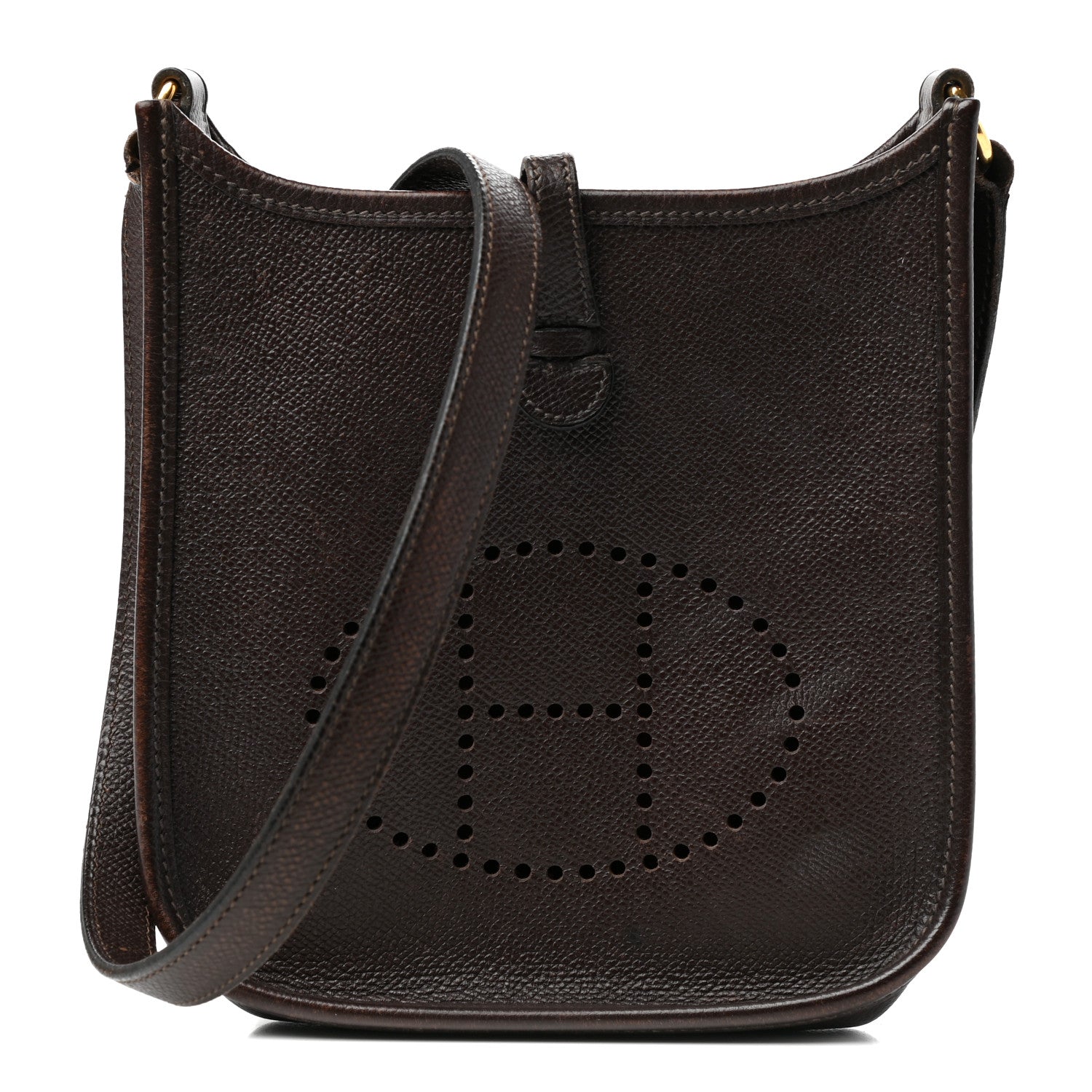 Hermes Epsom Evelyne TPM Chocolate 1 of 10