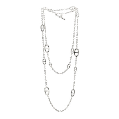 Hermes Sterling Silver Farandole Necklace 120 2 of 4