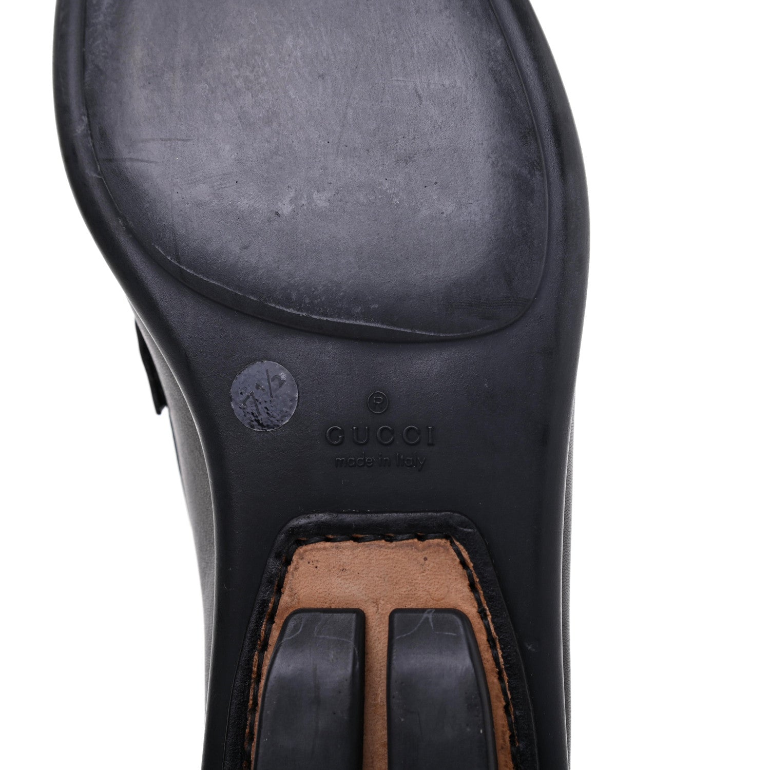 Gucci Calfskin Mens Horsebit Driver Loafers 7.5 Black 6 of 17
