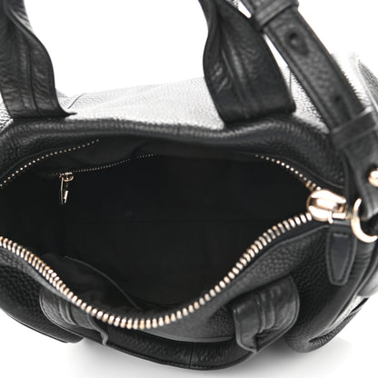 Alexander Wang Pebbled Lambskin Rocco Black Pale Gold Hardware 4 of 10