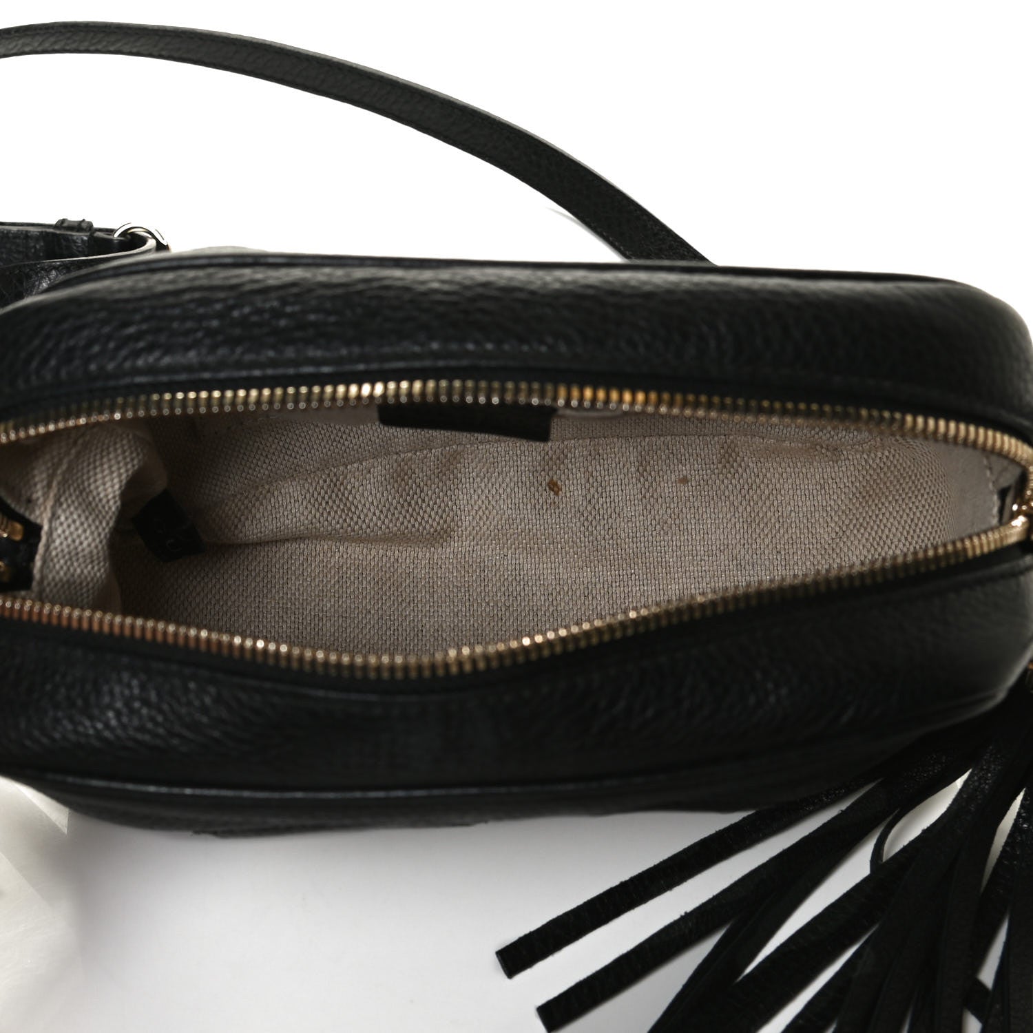 Gucci Pebbled Calfskin Small Soho Disco Bag Black 5 of 14