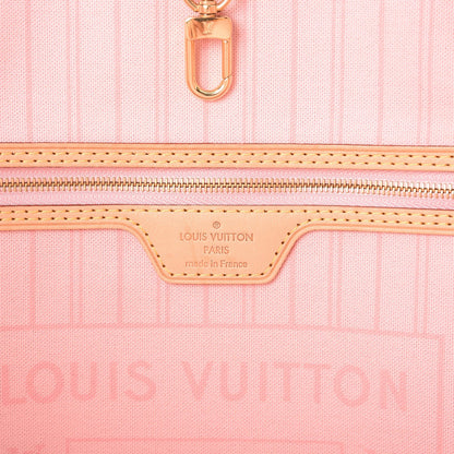 Louis Vuitton Damier Azur Neo Neverfull GM Rose Ballerine 6 of 7
