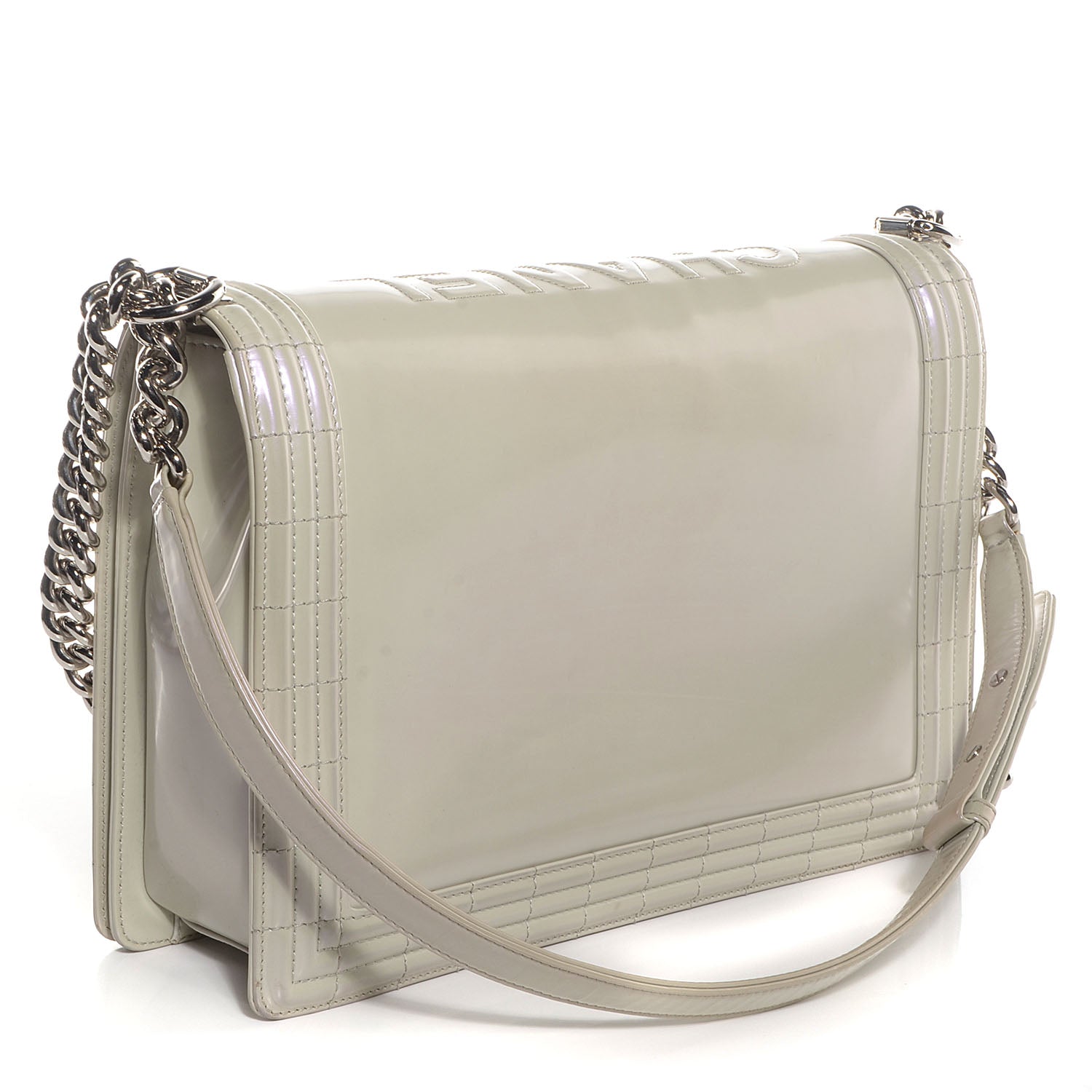 Chanel Glazed Calfskin Large Boy Flap Iridescent 3 of 7