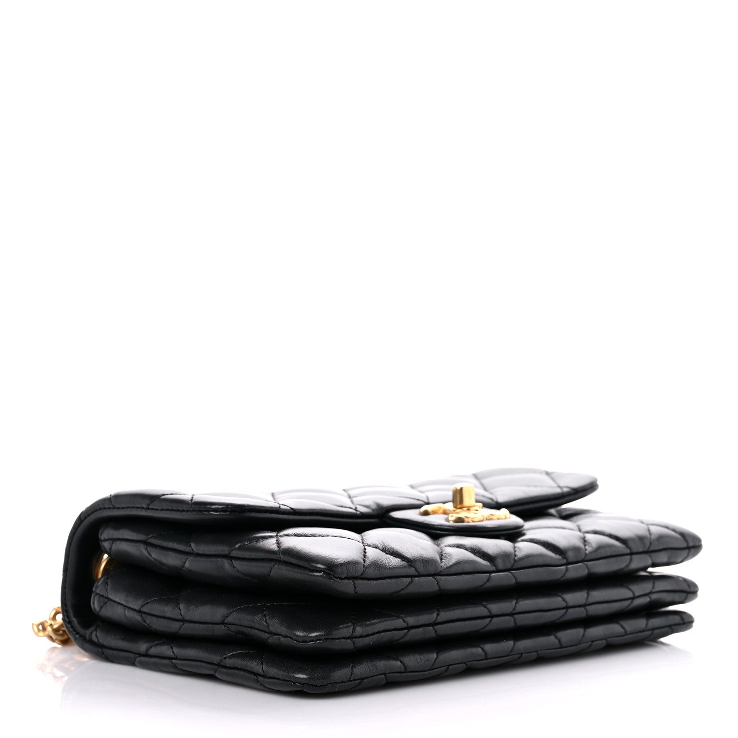 Chanel Lambskin Quilted Small Pillow Crush Flap Black 4 of 10