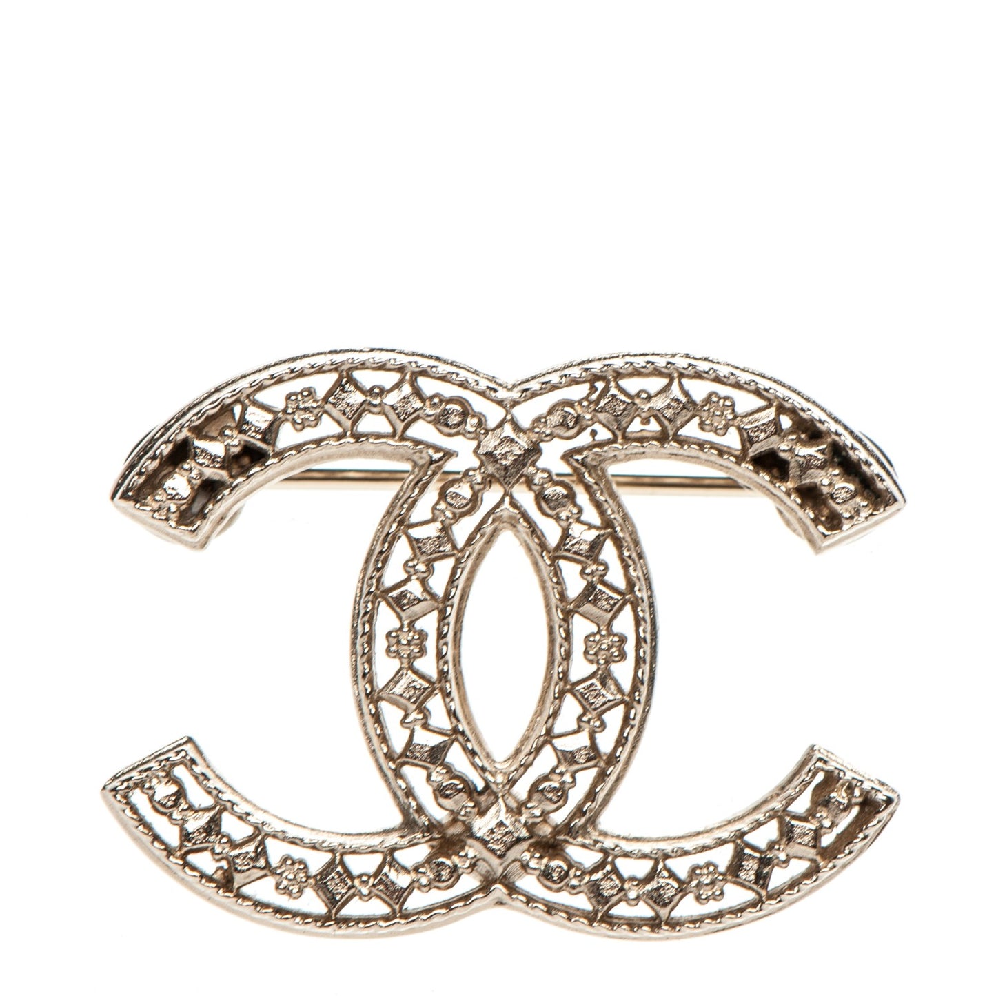 CC Small Brooch Light Gold