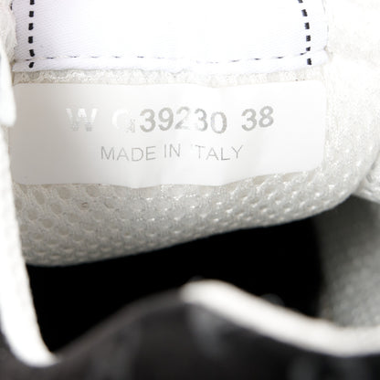 Chanel Suede Calfskin Printed CC Sneakers 39 Black 8 of 9