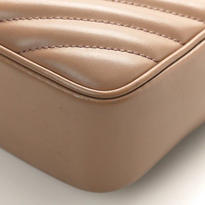 Saint Laurent Calfskin Matelasse Monogram Lou Camera Bag Dark Beige 8 of 8