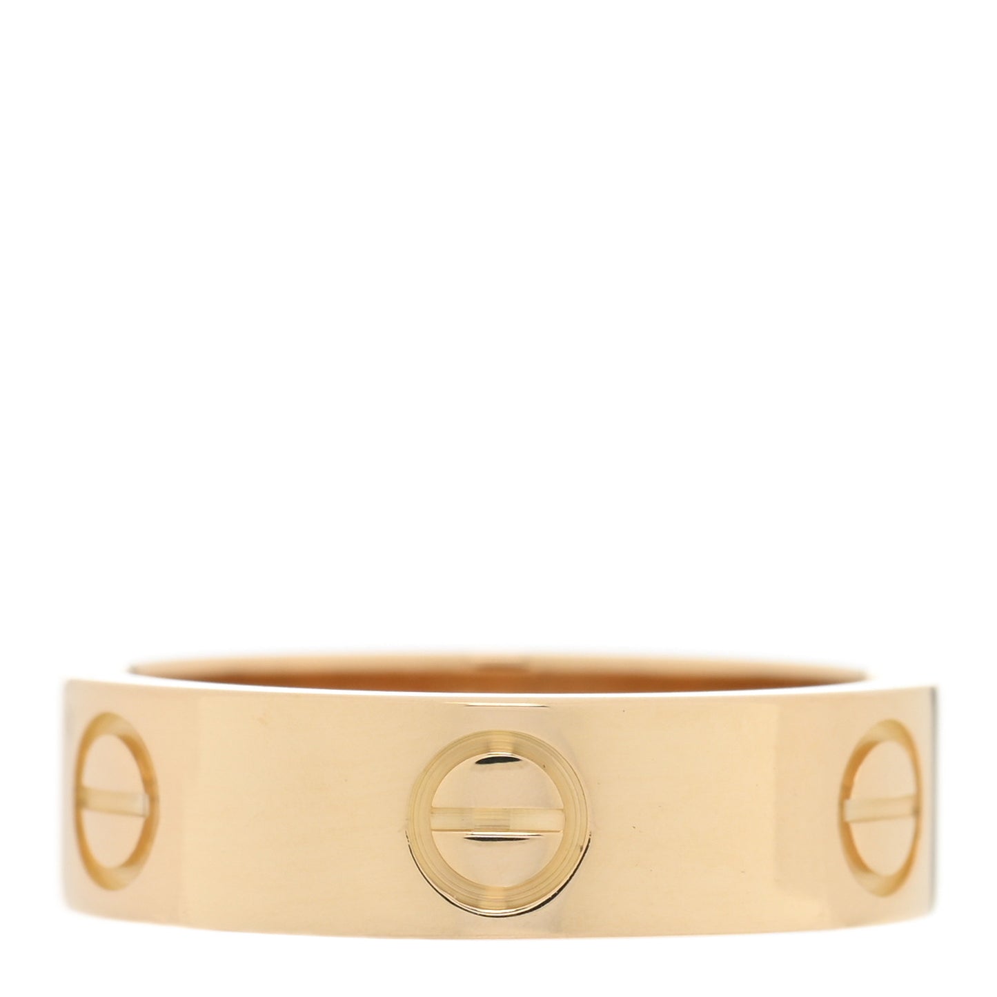 18K Yellow Gold 5.5mm LOVE Ring 54 6.75