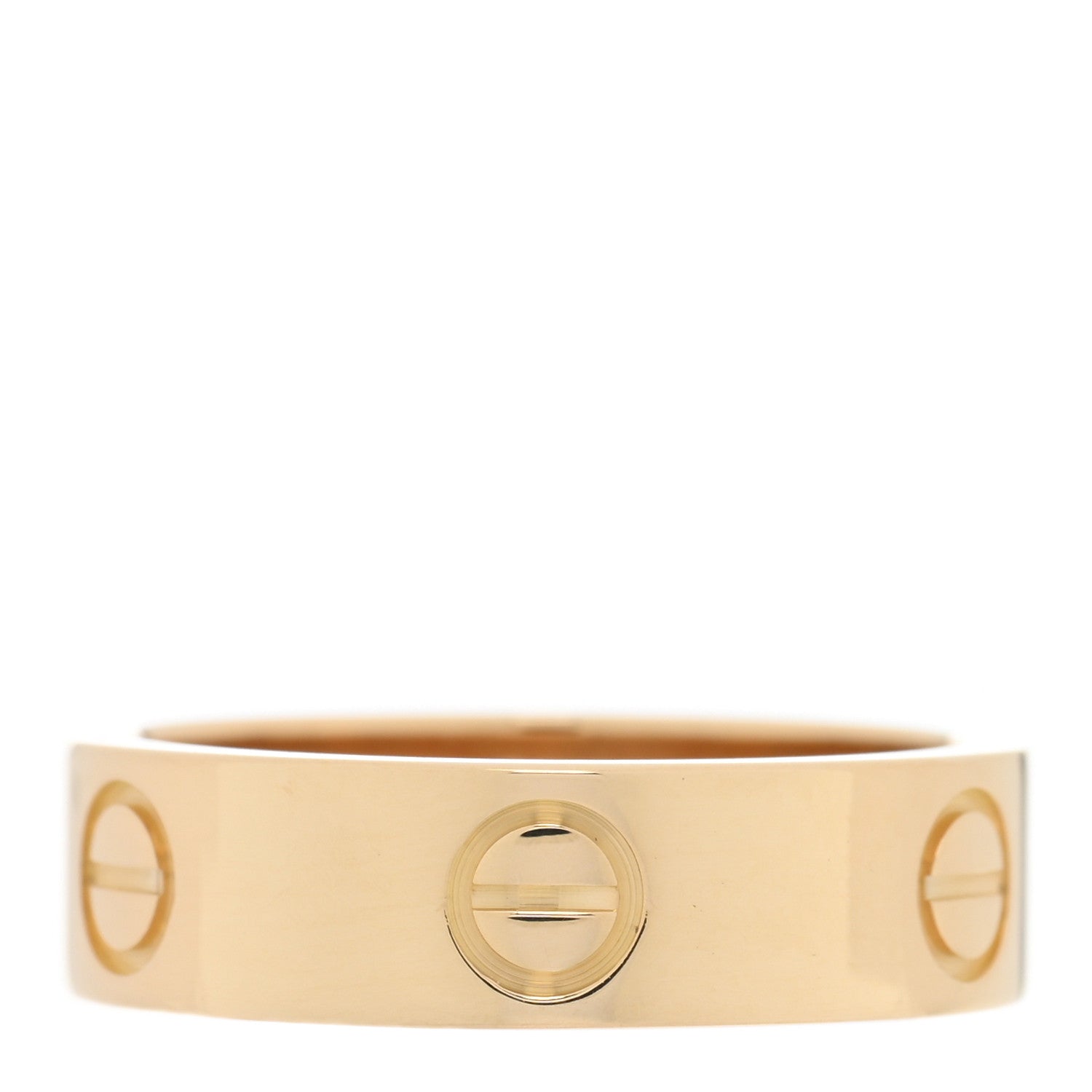 Cartier 18K Yellow Gold 5.5mm LOVE Ring 54 6.75 1 of 4