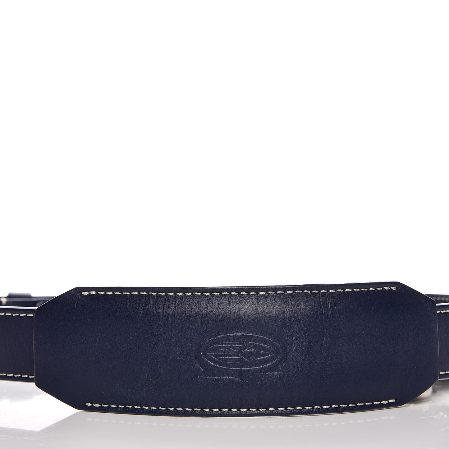 Calfskin Shoulder Strap Navy Blue
