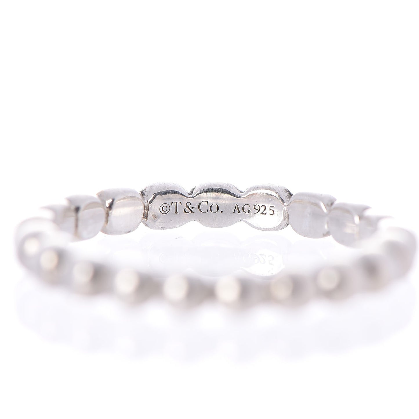 Sterling Silver Ball Ring 53 6.25