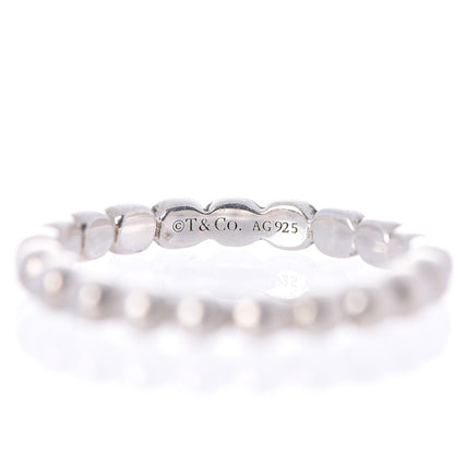 Tiffany Sterling Silver Ball Ring 53 6.25 3 of 4