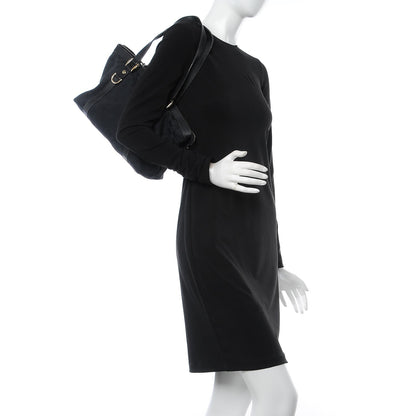 Gucci Monogram Abbey Medium Tote Black 2 of 14