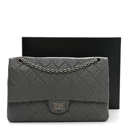 Chanel Aged Calfskin Quilted 2.55 Reissue 226 Flap Grey 11 of 11