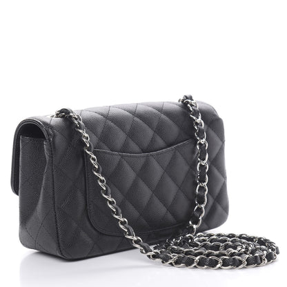 Chanel Caviar Quilted Mini Rectangular Flap Black 3 of 12