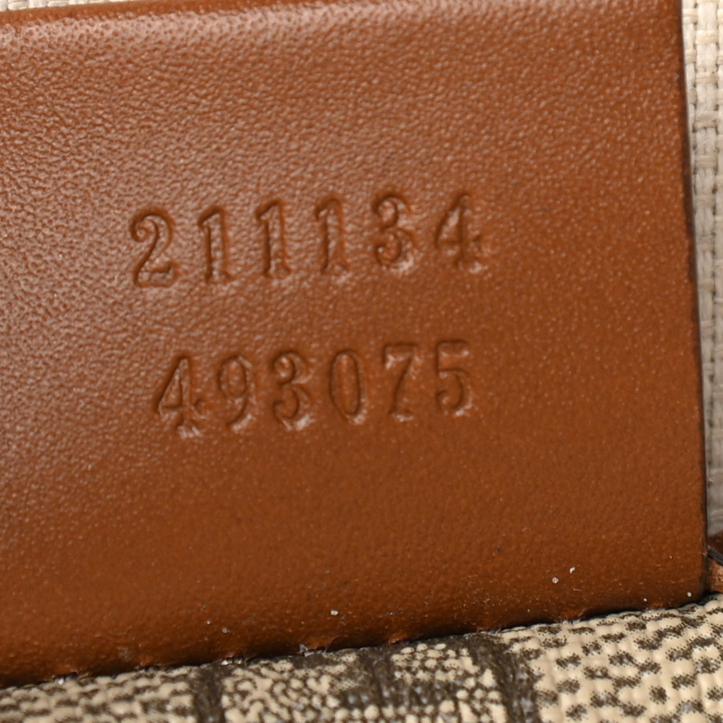 GG Plus Monogram Medium Signature Web Loop Tote Brown