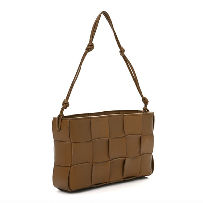 Bottega Veneta Calfskin Maxi Intrecciato Cassette Pouch On Strap Camel 3 of 11