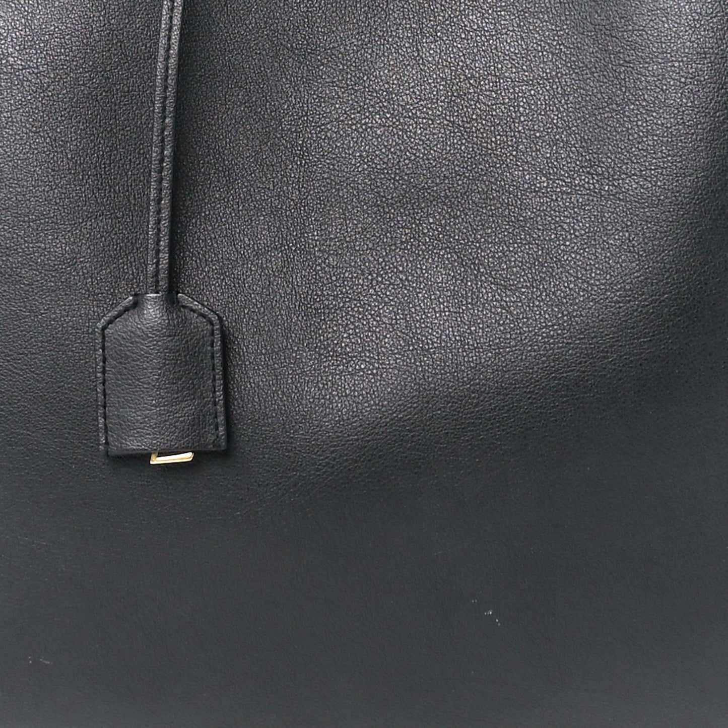 Calfskin Large Shopping Tote Black