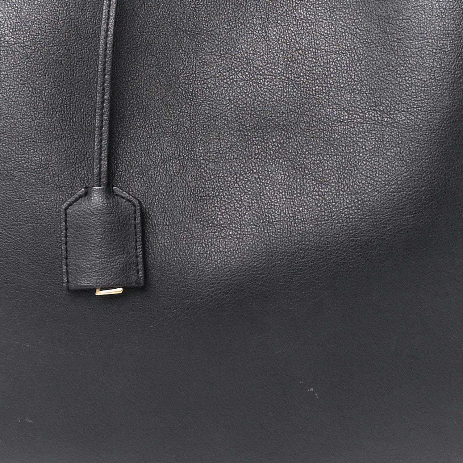 Saint Laurent Calfskin Large Shopping Tote Black 9 of 15