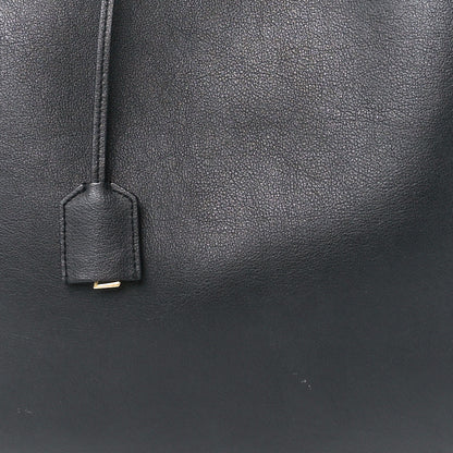Saint Laurent Calfskin Large Shopping Tote Black 9 of 15