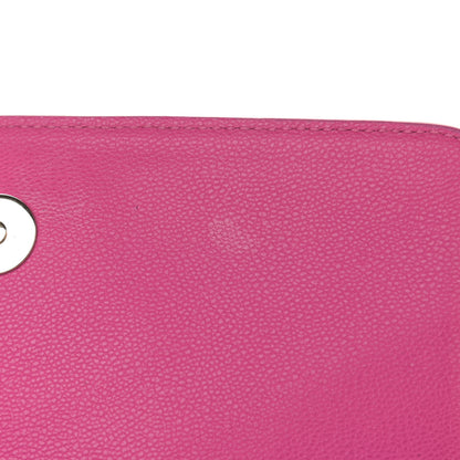 Versace Grained Calfskin Palazzo Chain Evening Bag Pink 10 of 11