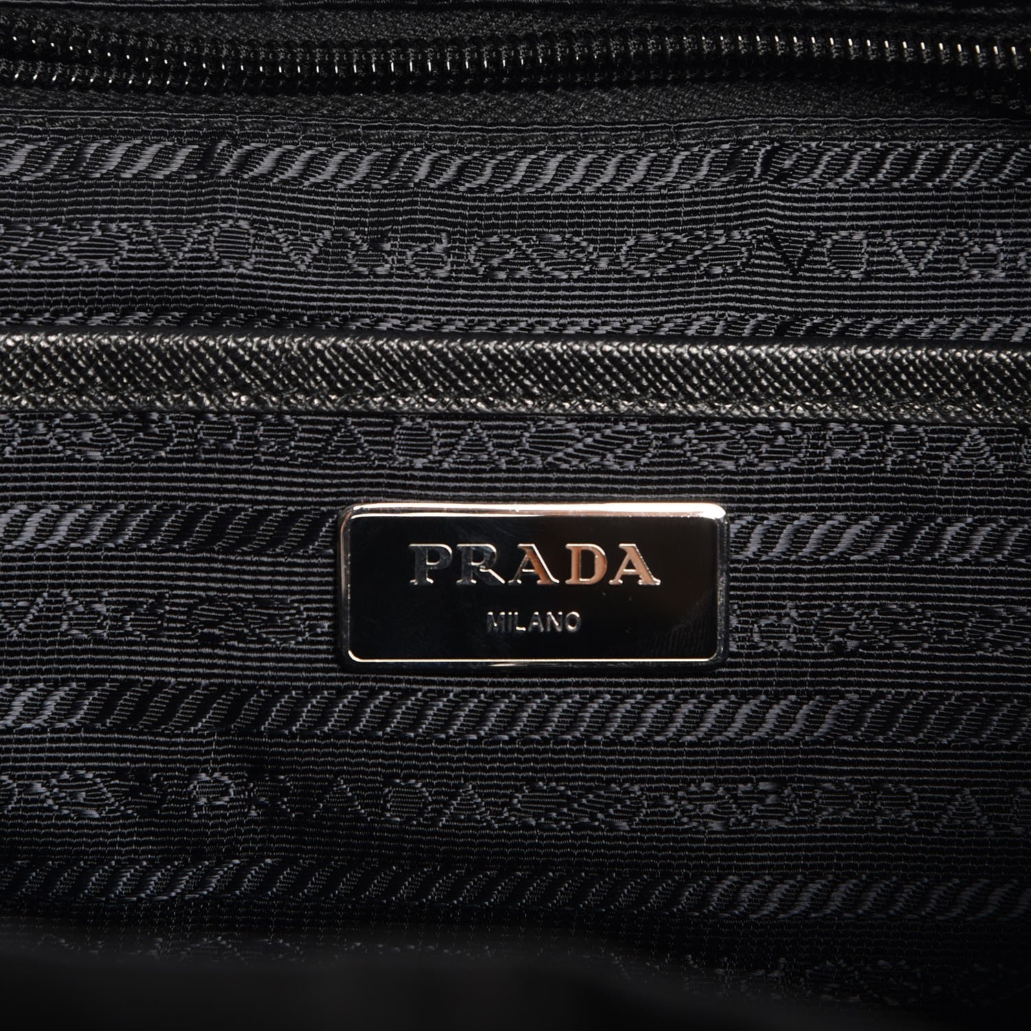 Prada Technical Nylon Saffiano Backpack Nero Black 6 of 8