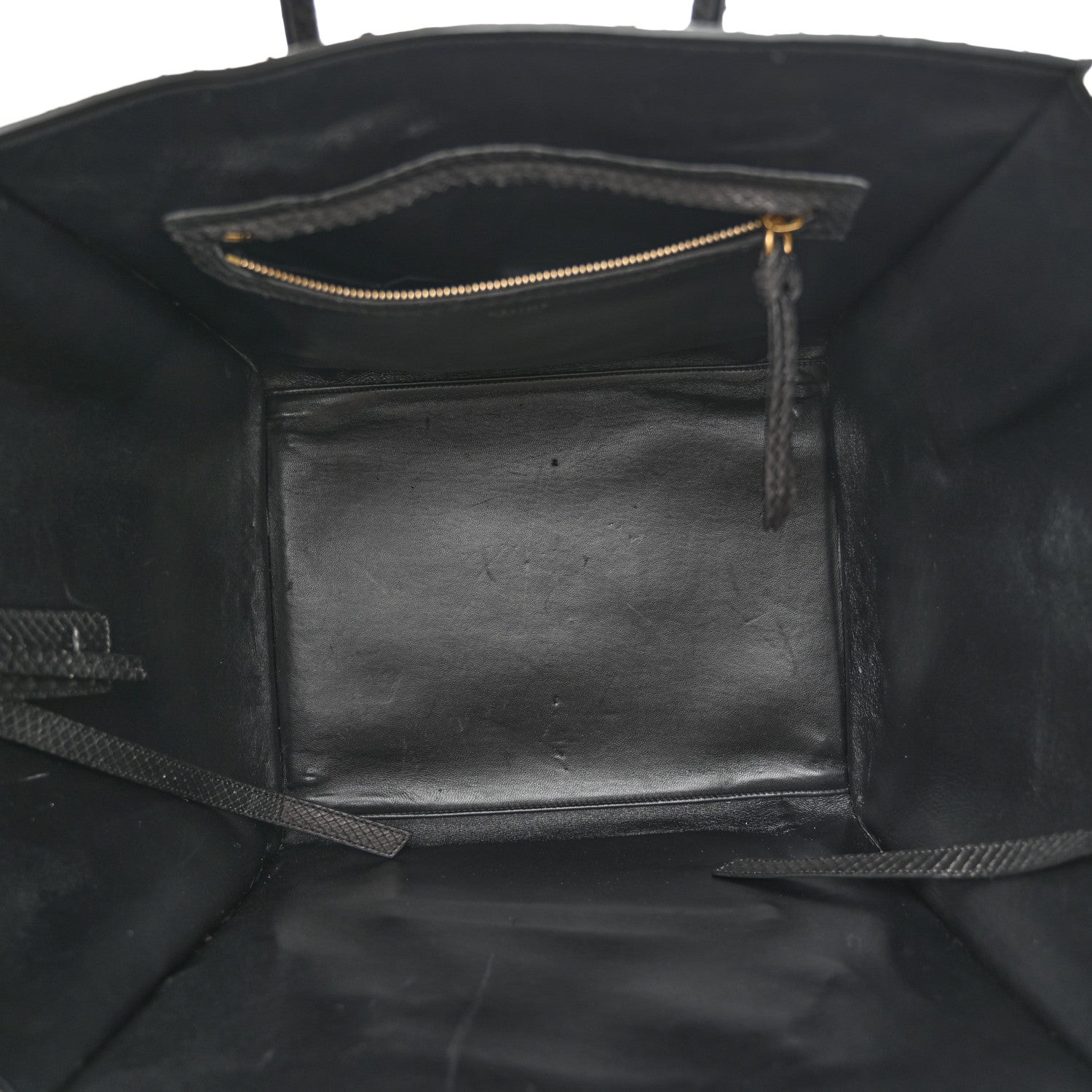Celine Snakeskin Medium Phantom Luggage Black 5 of 13