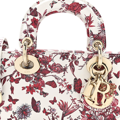 Christian Dior Calfskin Le Coeur Des Papillons Small Lady D-Joy White 7 of 12