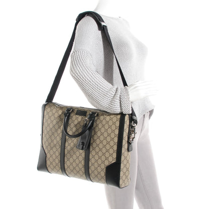 Gucci GG Supreme Monogram Eden Briefcase Black 2 of 7