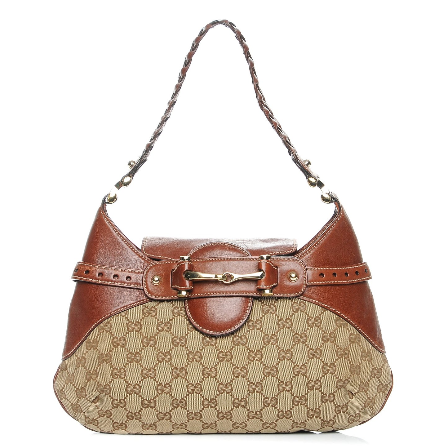 Monogram Pelham Shoulder Bag Brown