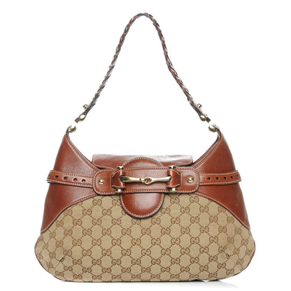 Gucci Monogram Pelham Shoulder Bag Brown 1 of 10