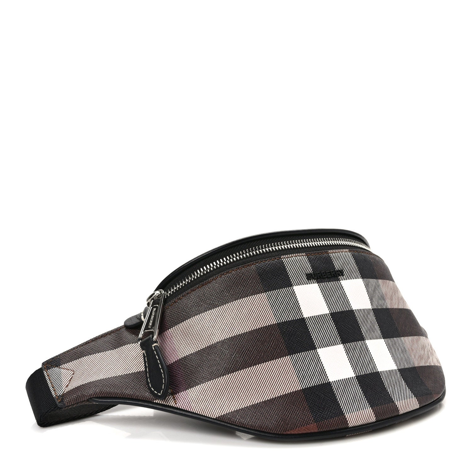 Burberry E-canvas Check Cason Bum Bag Dark Birch Brown 3 of 7