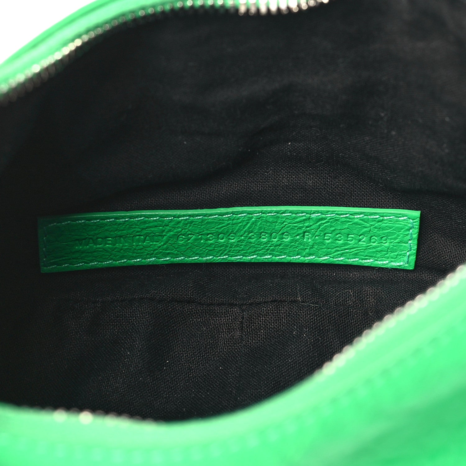 Balenciaga Agneau Arena Le Cagole Shoulder Bag XS Vivid Green 6 of 9