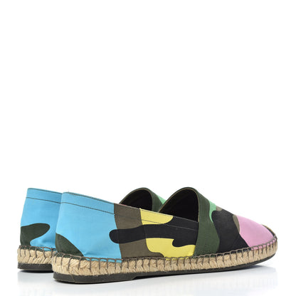 Valentino Garavani Canvas Camouflage Espadrille Flats 39 Muticolor 4 of 11