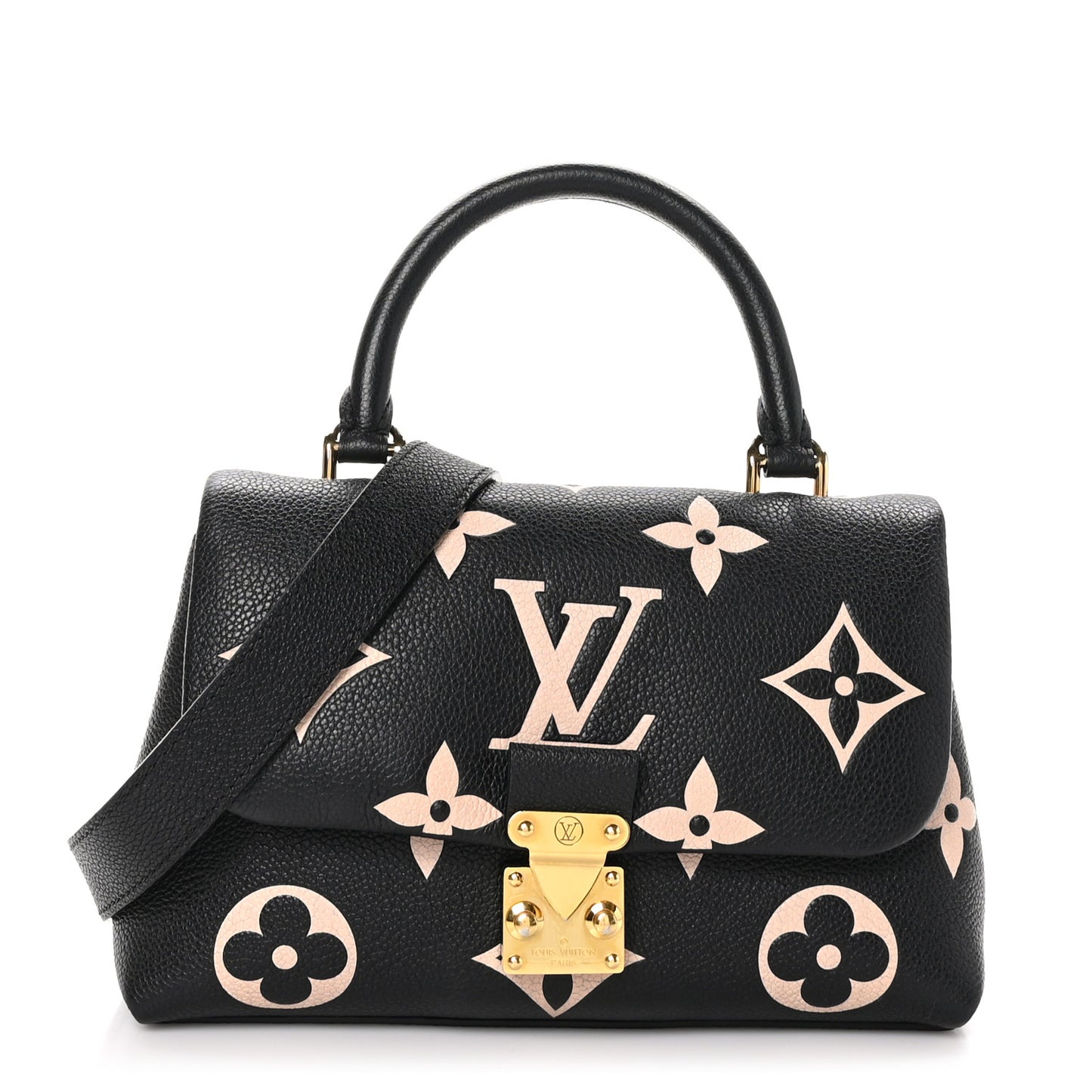 Empreinte Monogram Giant Madeleine BB Black Beige