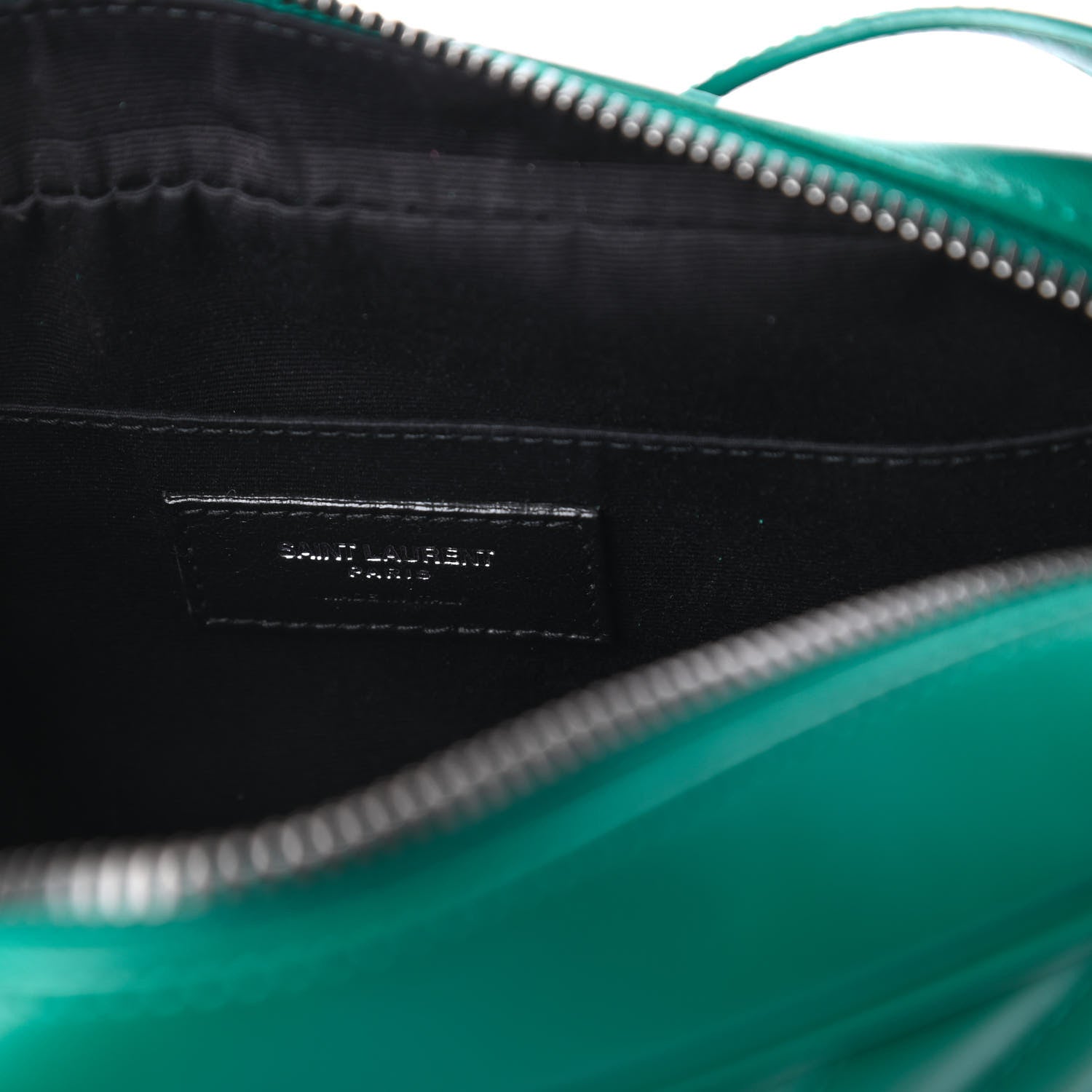 Saint Laurent Calfskin Matelasse Monogram Lou Camera Bag Green 8 of 10