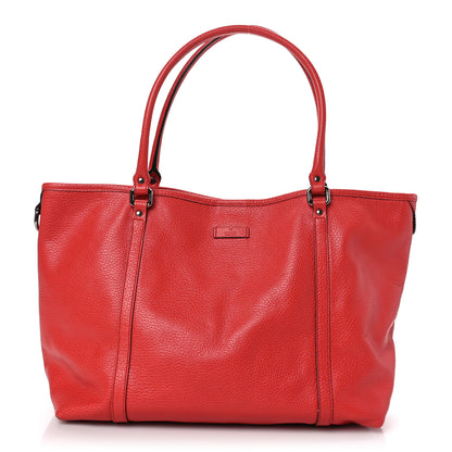 Gucci Pebbled Calfskin Medium Joy Tote Red 1 of 9