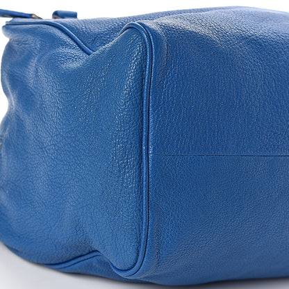 Bottega Veneta Madras Goatskin Heritage Brera Signal Blue New Chartreuse 7 of 12