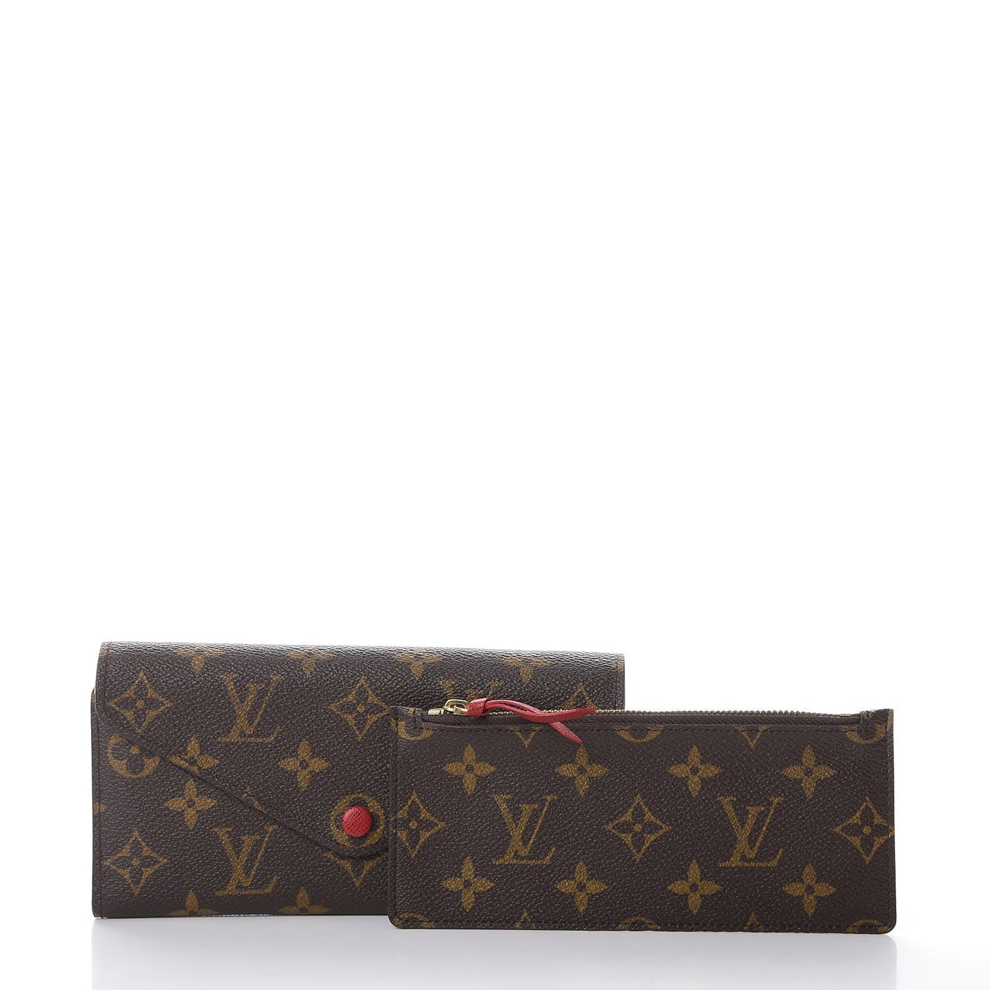 Monogram Josephine Wallet Red
