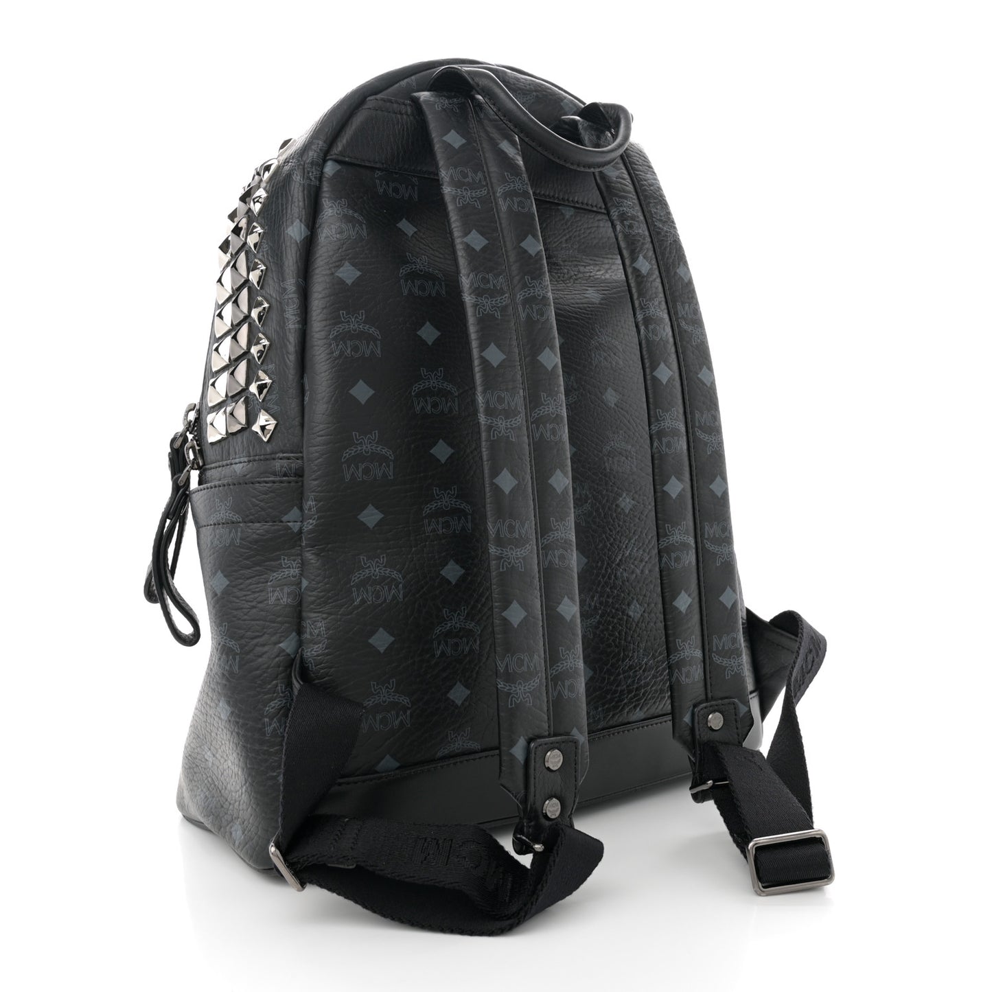 Visetos Studded Medium Backpack Black