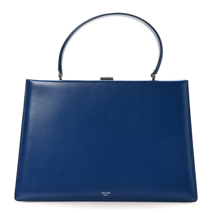 Celine Patina Box Calfskin Medium Clasp Bag Lazuli 1 of 10